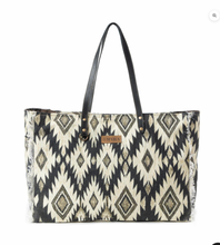 Load image into Gallery viewer, Tribal Spirit Adventure Weekender Bag In Black &amp; White
