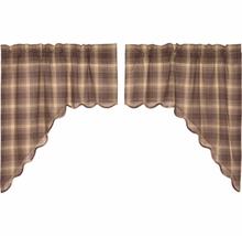 Load image into Gallery viewer, Dawson Star Scalloped Swag Set of 2 36x36x16
