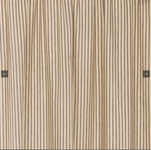 Load image into Gallery viewer, Sawyer Mill Charcoal Ticking Stripe Swag Set of 2 36x36x16

